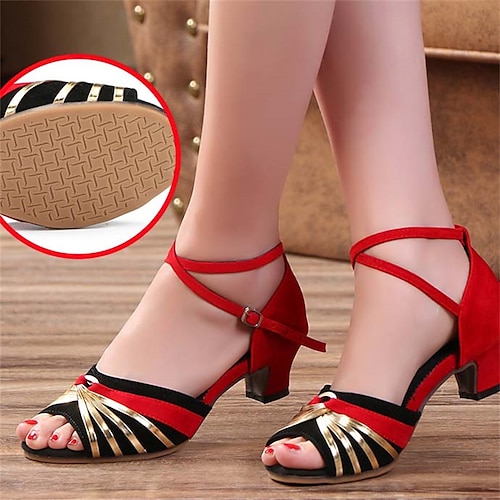 Red Gold - Soft Rubber Sole - 3.5cm Heel
