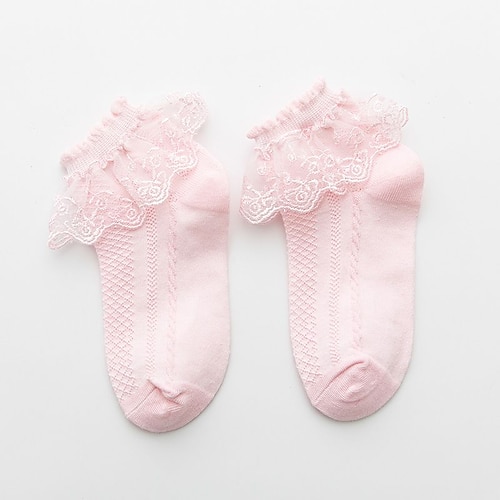 Bear pink) large lace