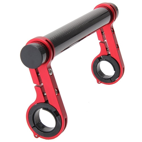 Red carbon tube double bracket 20cm