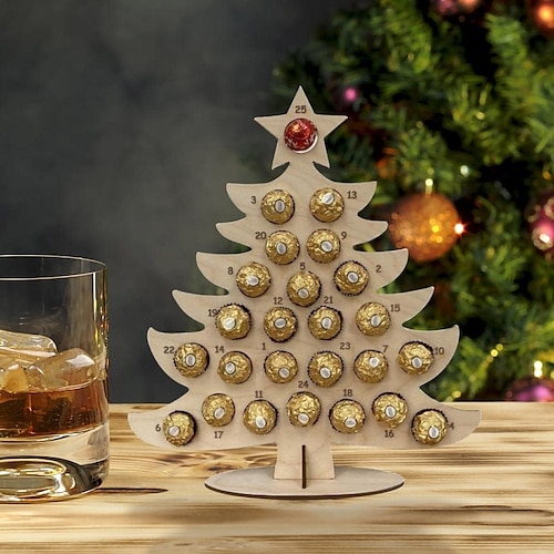 Christmas tree paper box