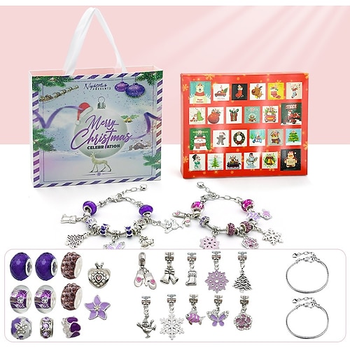 Purple silver bracelet blind box-HK856