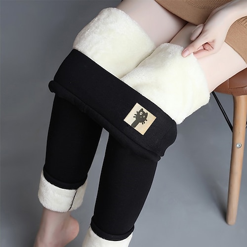 Lamb wool leggings kitten)