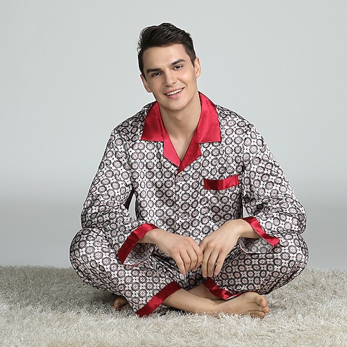 Red circle pajama set