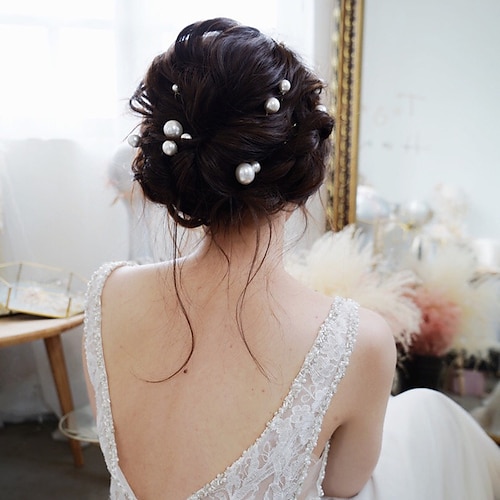 White hairpin 18 pieces)