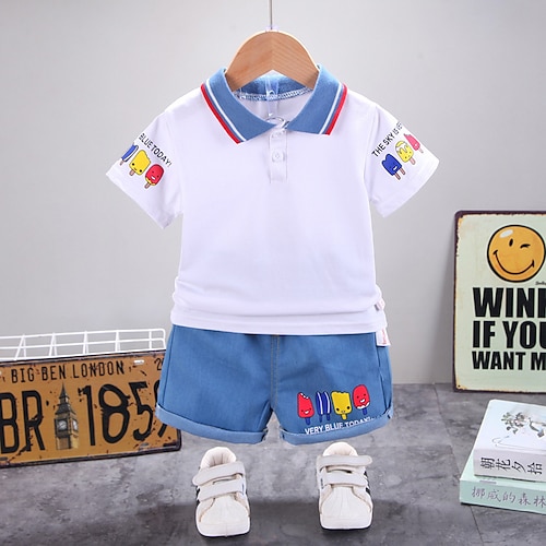 ice cream set white