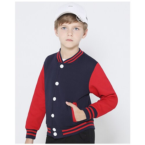 Navy Blue-Red Sleeve