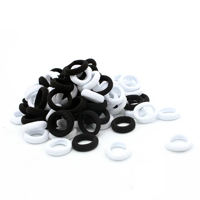 black white