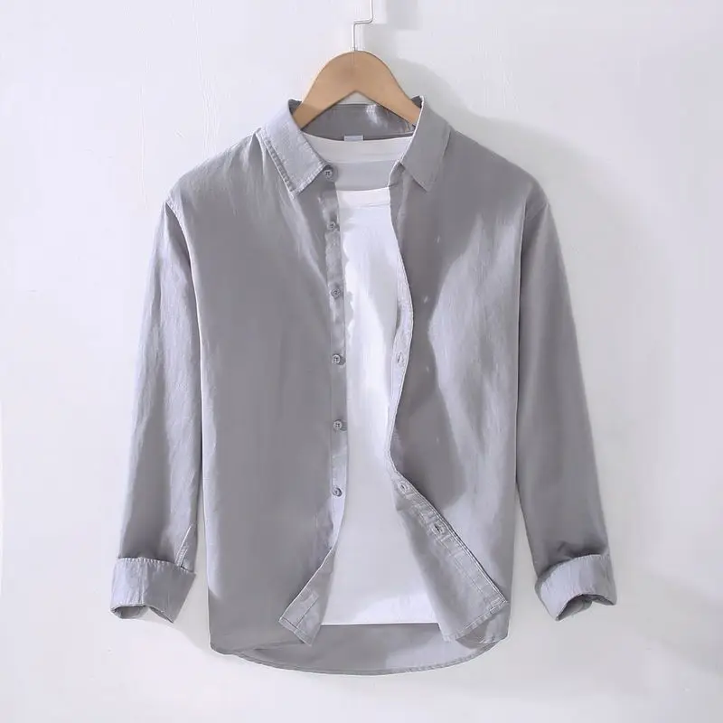 Gray high quality cotton linen/cool heat dissipation
