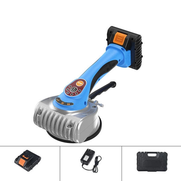 Blue Portable Leveling Vibrator Tiles Tool Machine