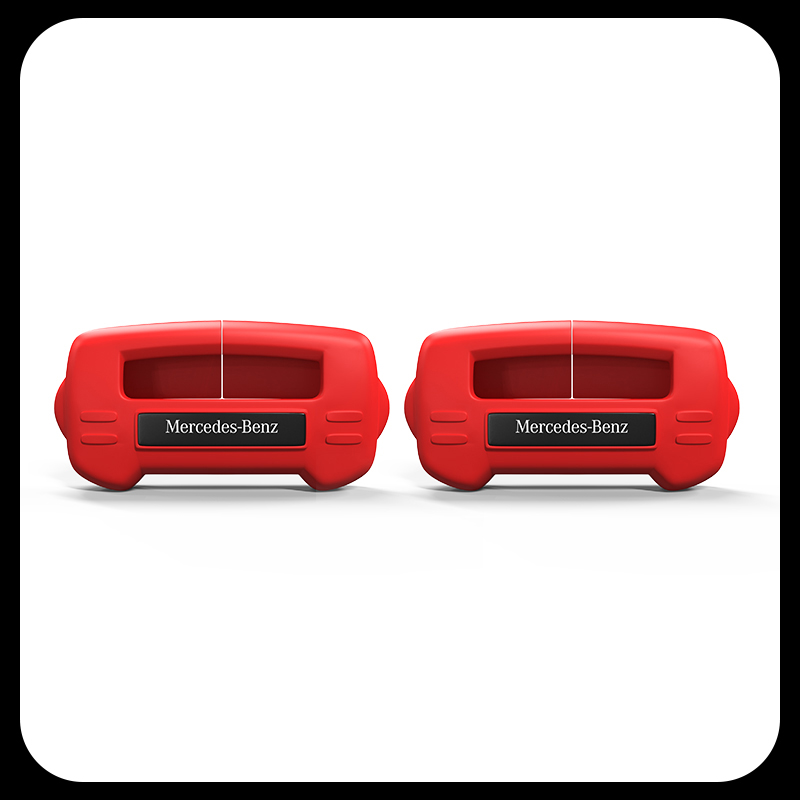 【 16-23 E-Class 】 Silicone (red) with 2 front seats