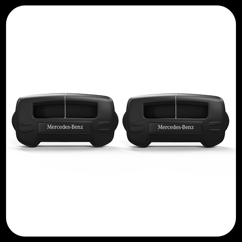 【 16-23 E-Class 】 Silicone (black) with 2 front seats